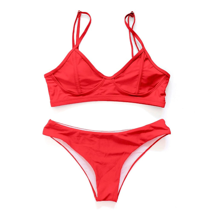 Maillot de bain 2 pièces à bonnets renforcés