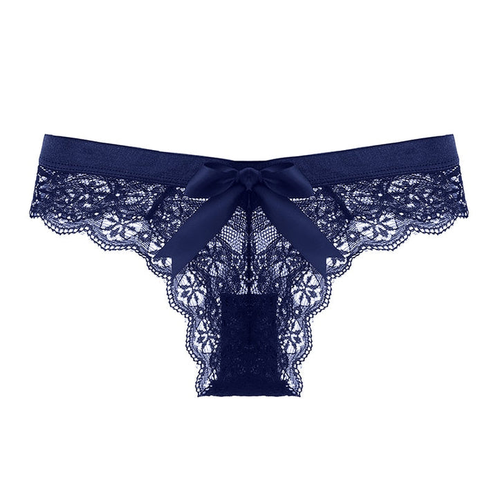Culottes en dentelle à nœud décoratif