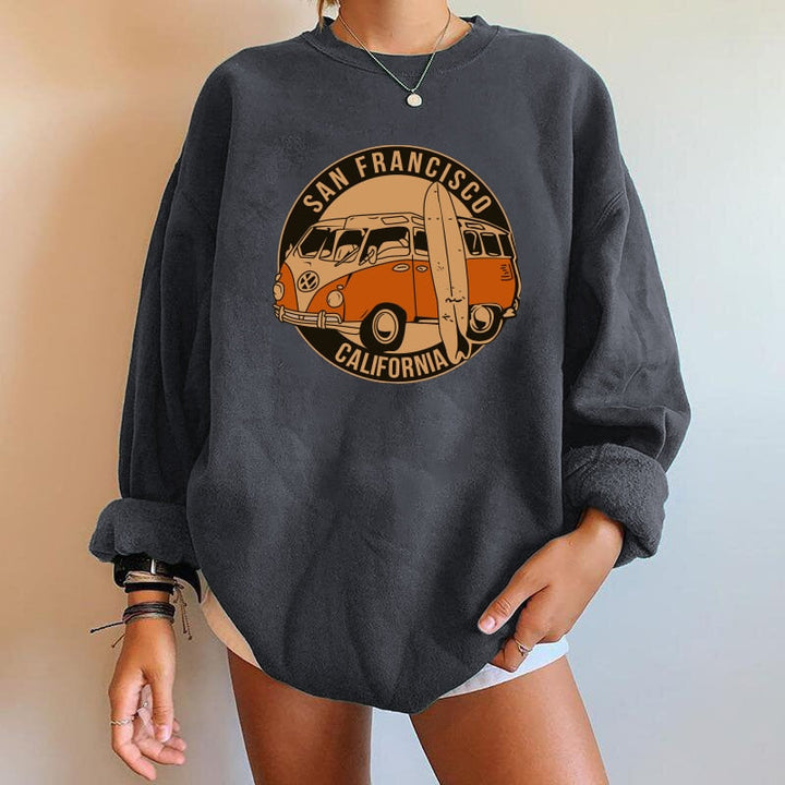 Sweat-shirt style oversize