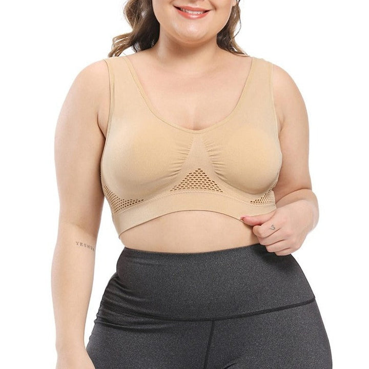 Soutien-gorge sans coutures à ornement ajouré