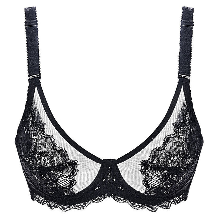 Soutien-gorge en dentelle à broderie décorative