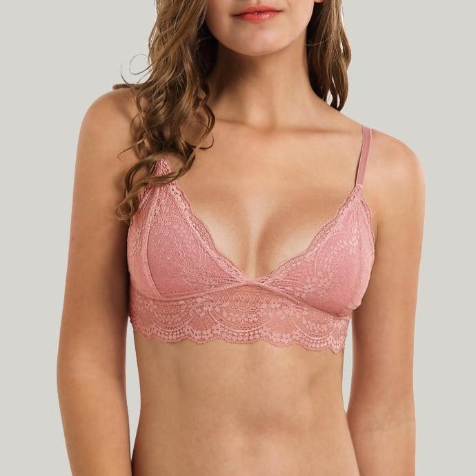 Soutien-gorge en dentelle sans armatures