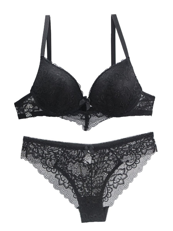 Ensemble de lingerie en dentelle push-up