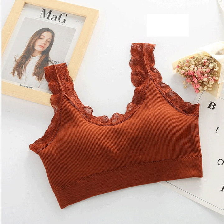 Soutien-gorge à finitions en dentelle
