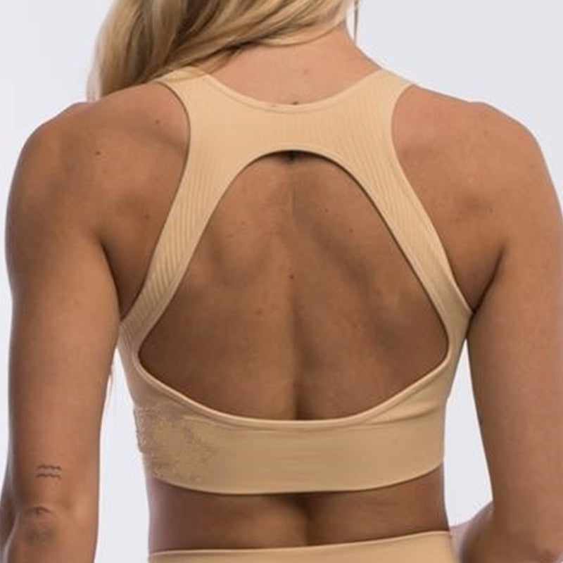 Soutien-gorge de sport dos ouvert