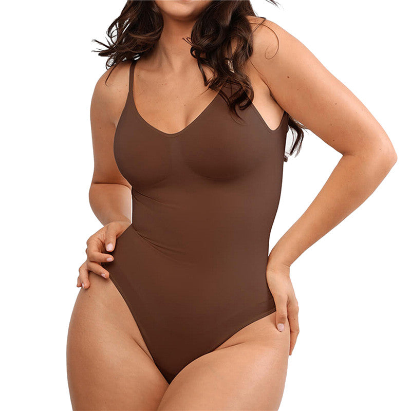 Body sculptant à dos découpé