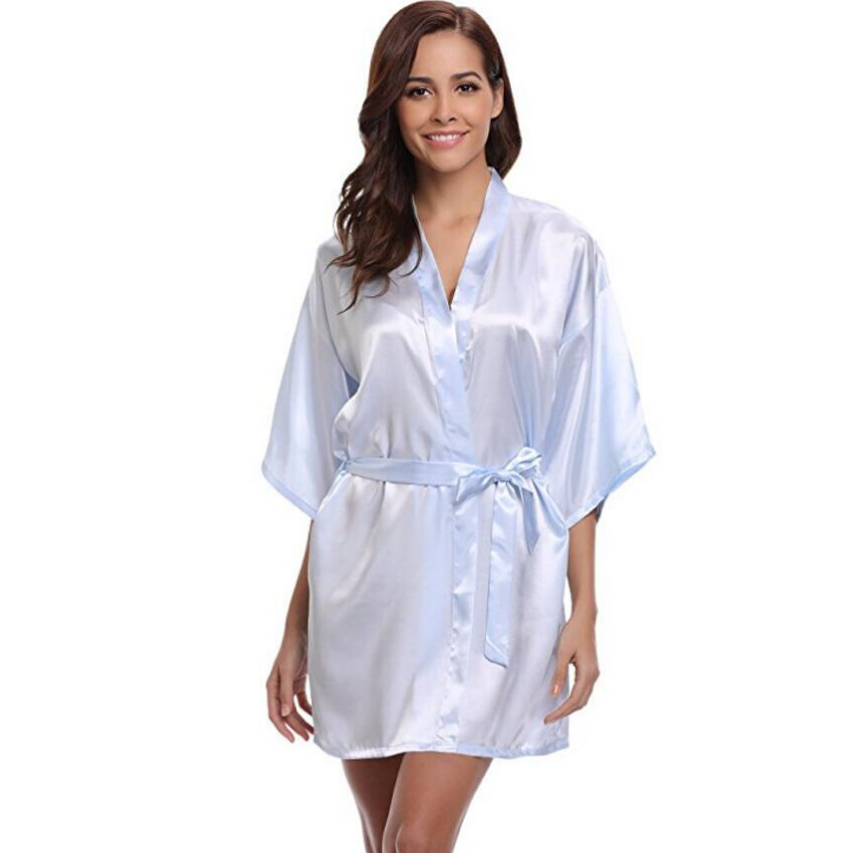 Peignoir en satin