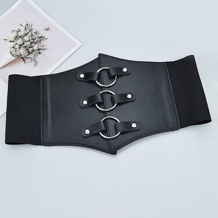 Corset large à fermeture décorative