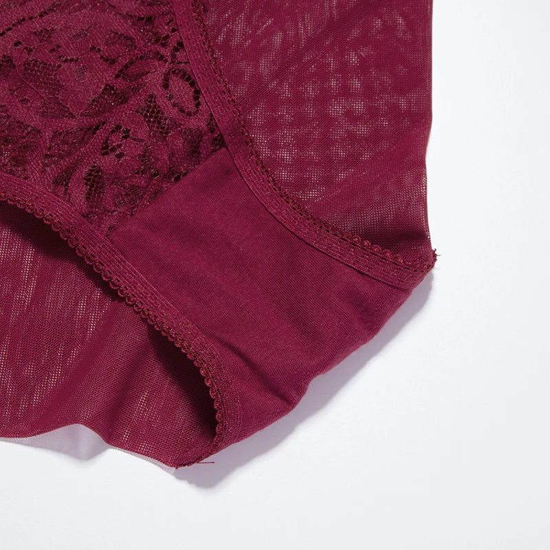 Ensemble de lingerie à demi-corset en dentelle