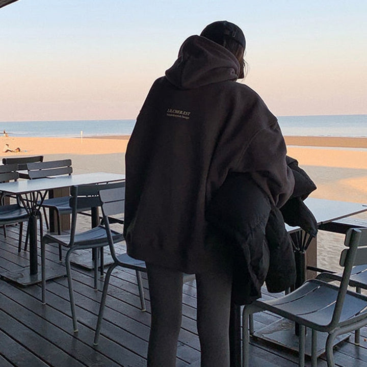 Sweat-shirt oversize à capuche
