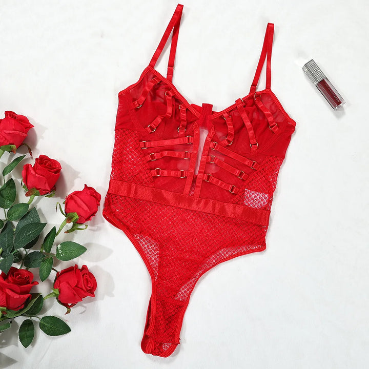 Body sensuel à détails décoratifs