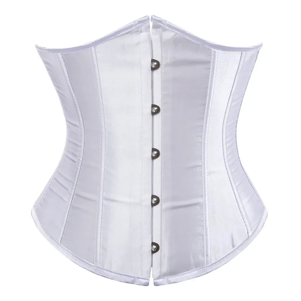 Corset sculptant à fermeture busk traditionnelle et armatures