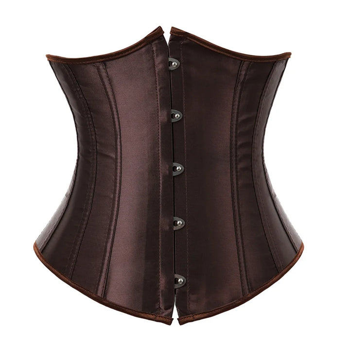 Corset sculptant à fermeture busk traditionnelle et armatures