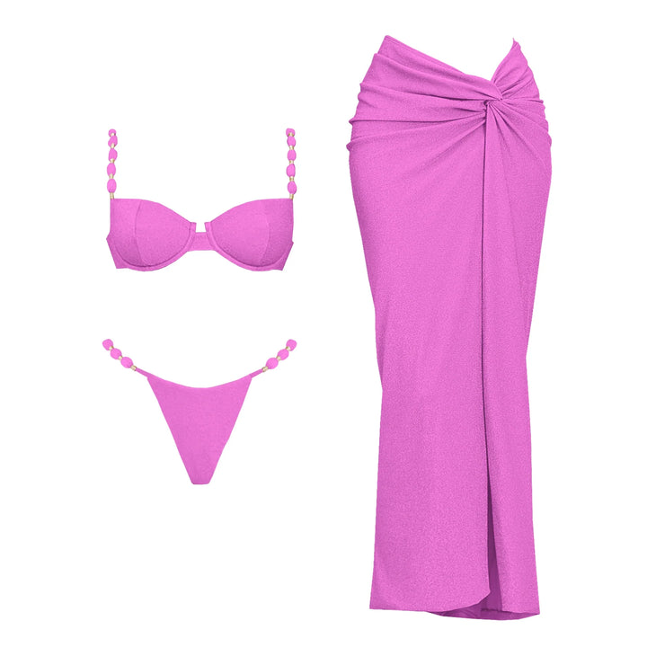 Ensemble de plage avec bikini