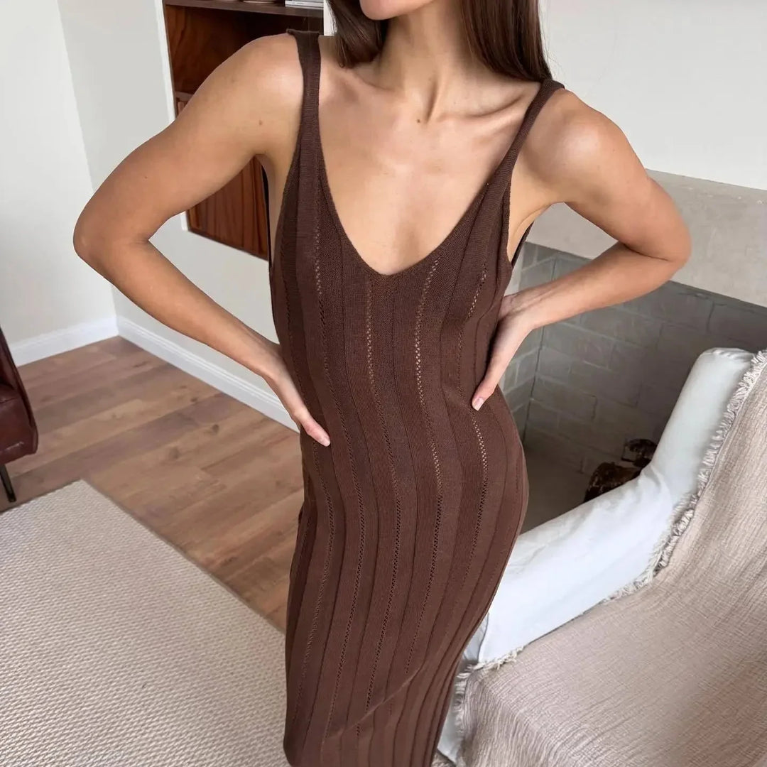 Robe de plage en maille