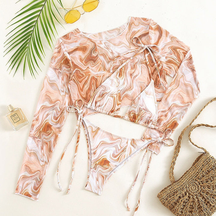 Bikini à top en résille