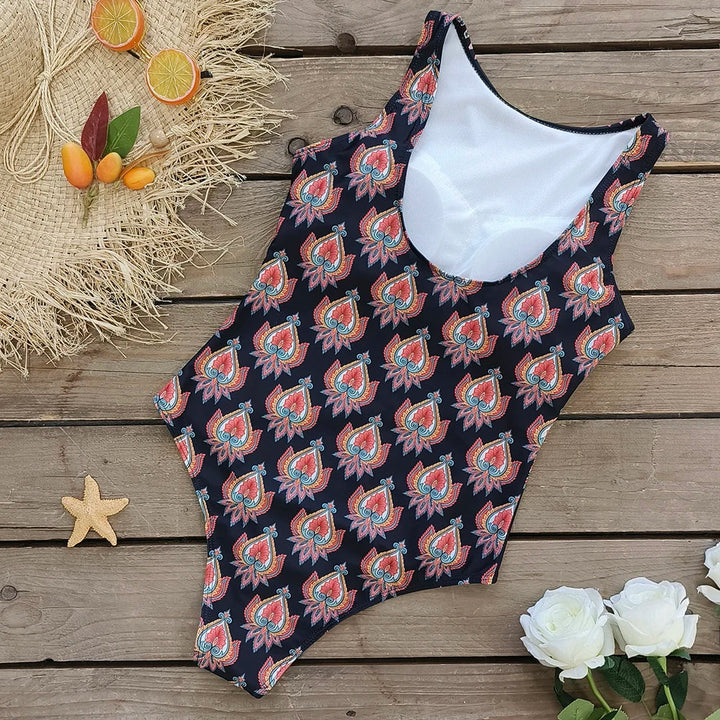 Maillot de bain une pièce imprimé