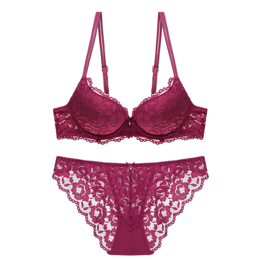 Ensemble de lingerie en dentelle push-up