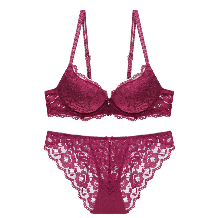 Ensemble de lingerie en dentelle push-up