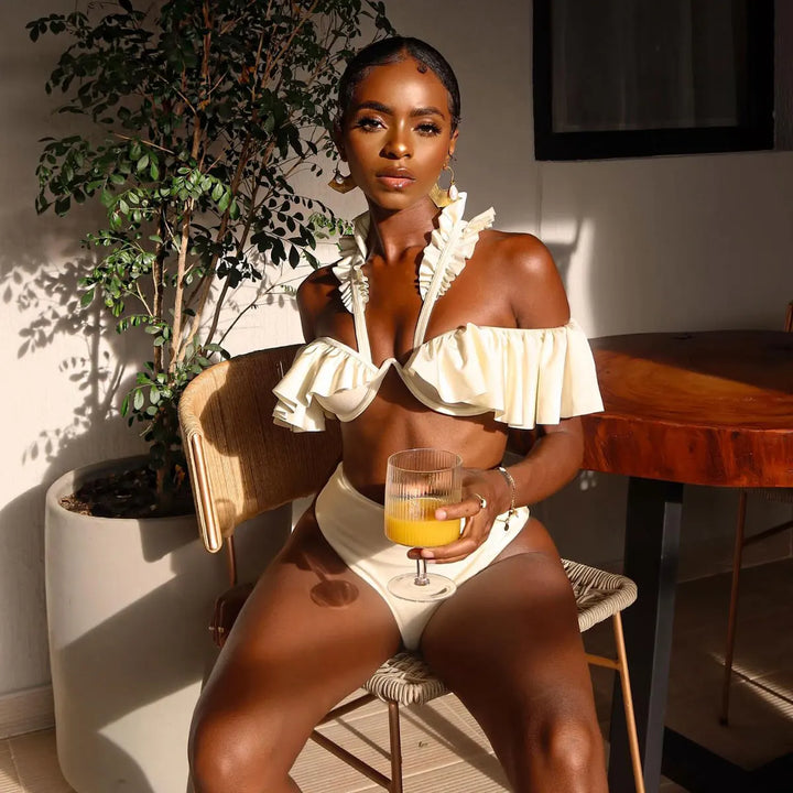Maillot de bain 2 pièces boho
