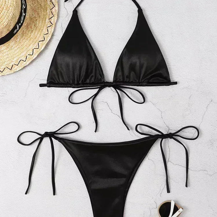 Bikini métallisé