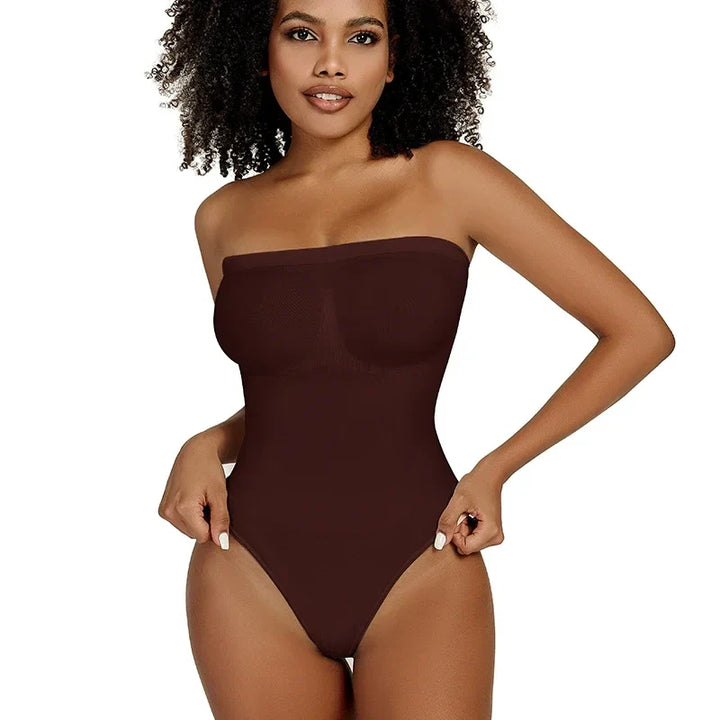 Body sculptant à bretelles amovibles