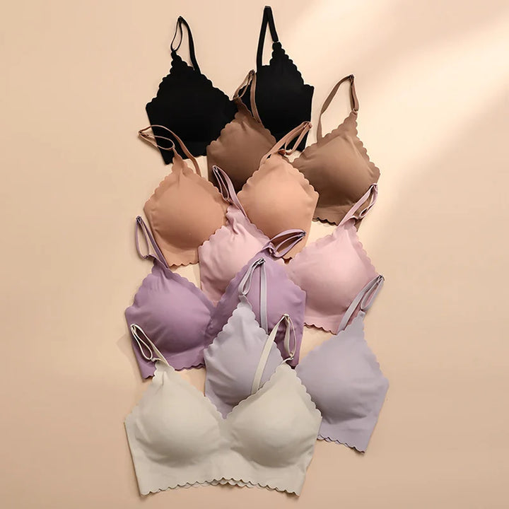 Soutien-gorge sans coutures à ligne irrégulière