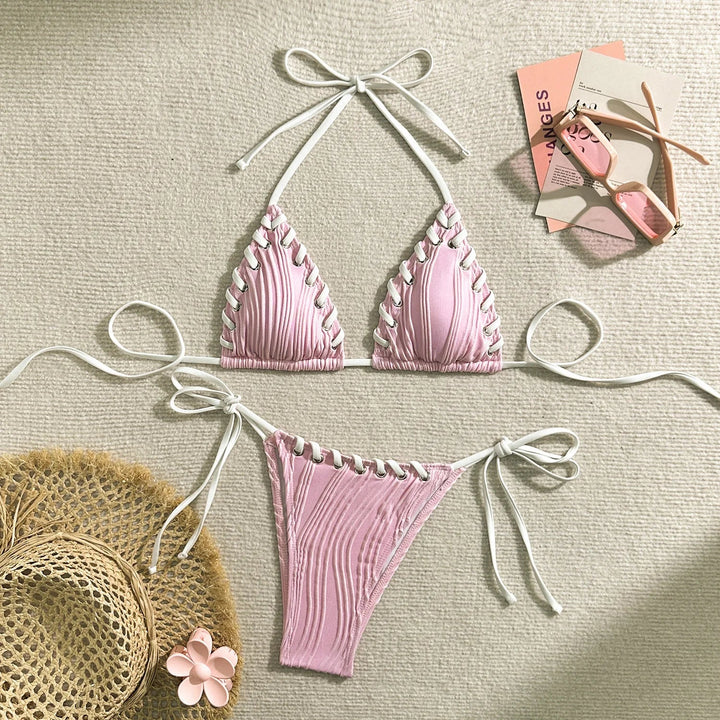 Maillot de bain 2 pièces style boho
