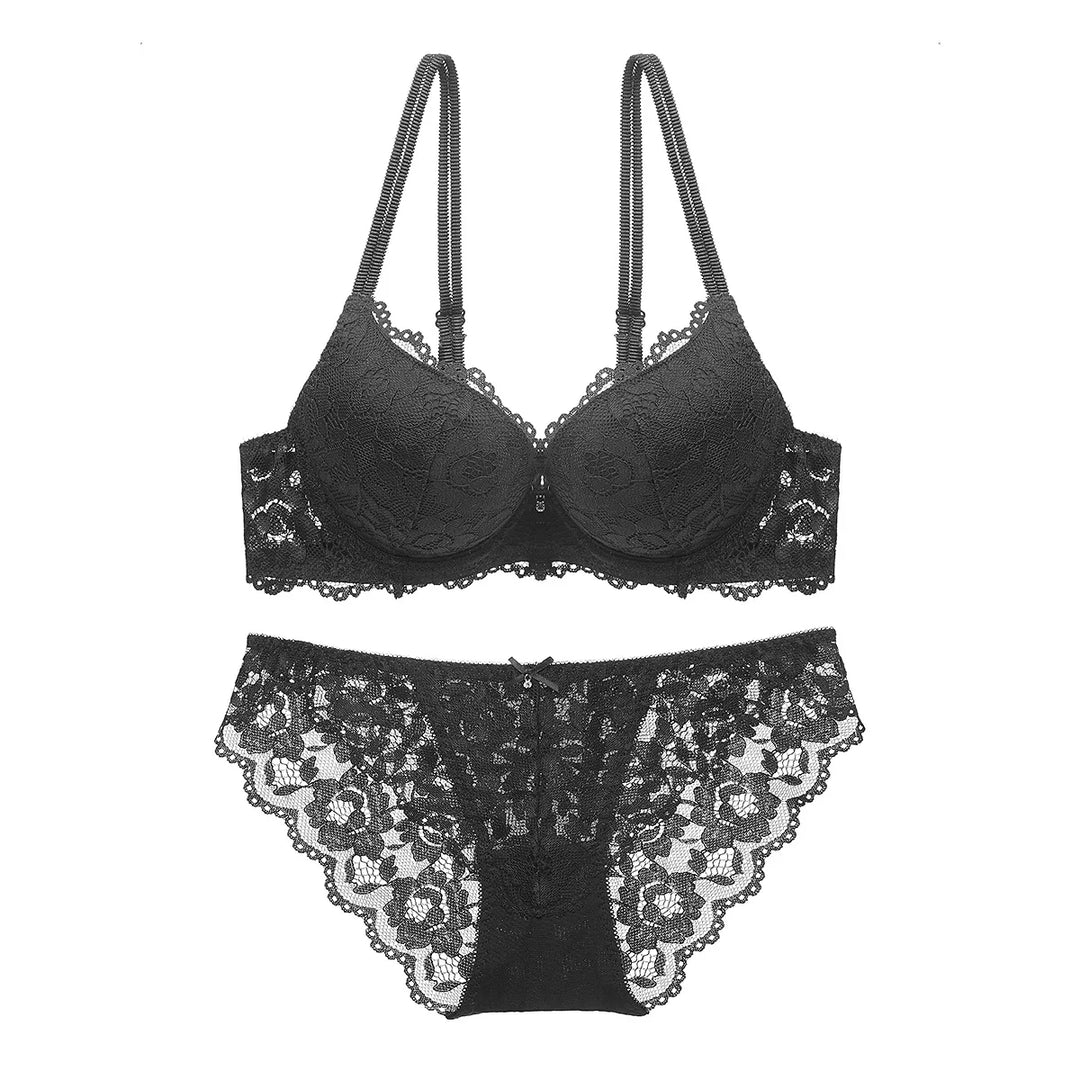 Ensemble de lingerie en dentelle push-up