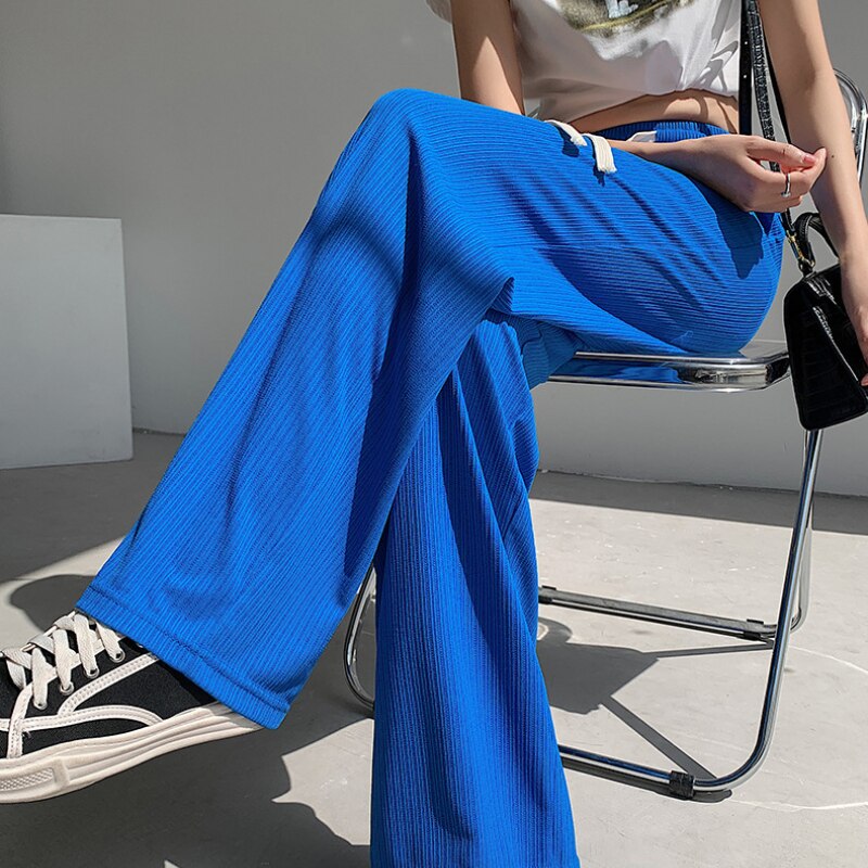 Pantalon ample coupe droite