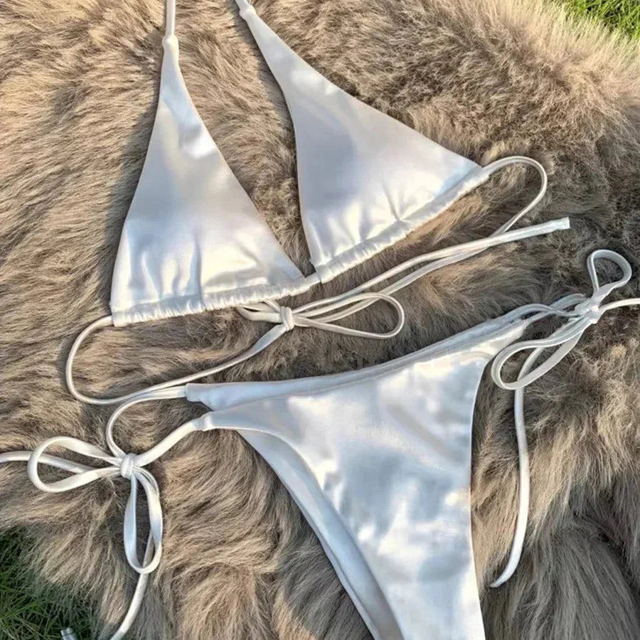 Bikini métallisé