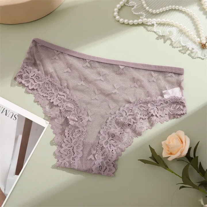 Culottes à finitions en dentelle