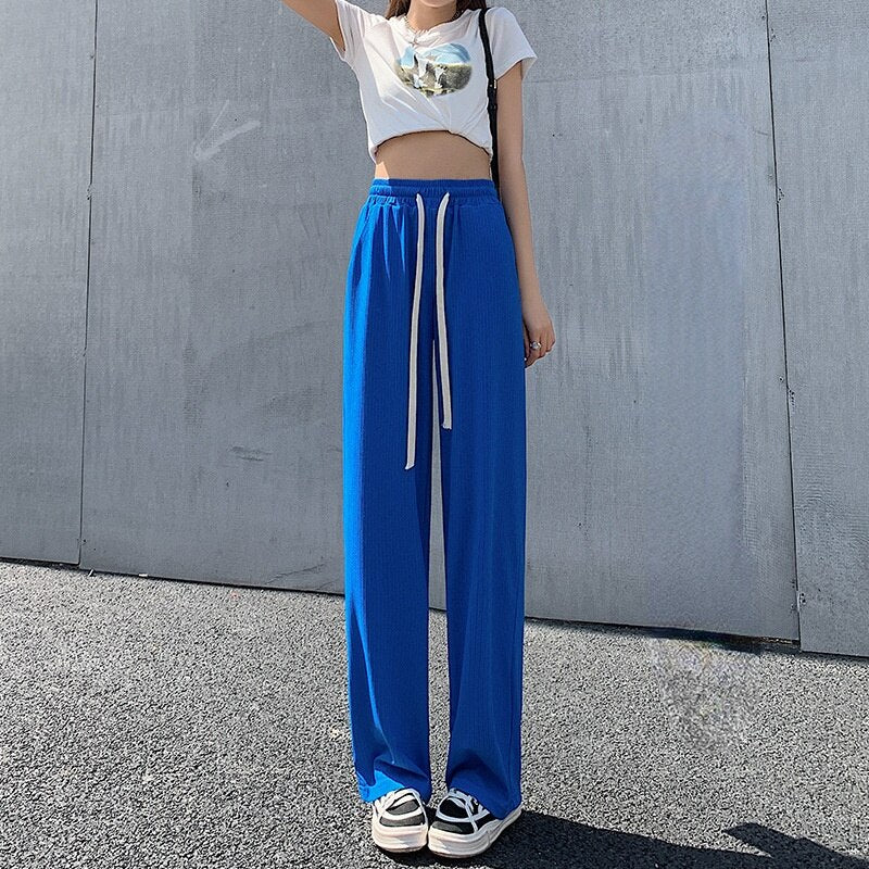 Pantalon ample coupe droite