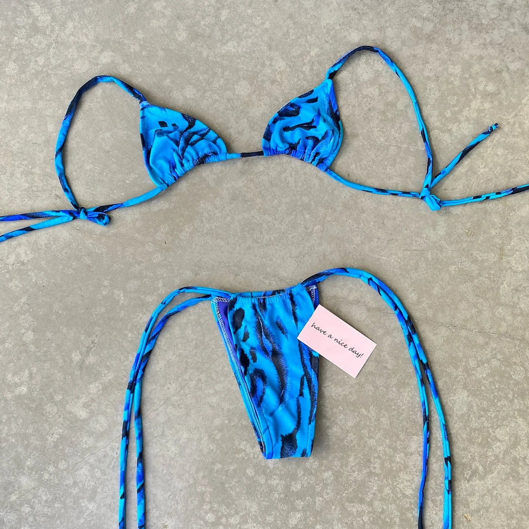 Bikini brésilien à laçages