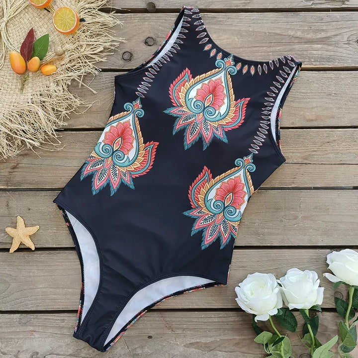 Maillot de bain une pièce imprimé