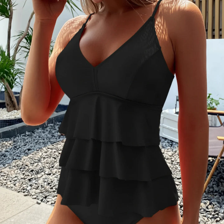 Maillot de bain une pièce à volants