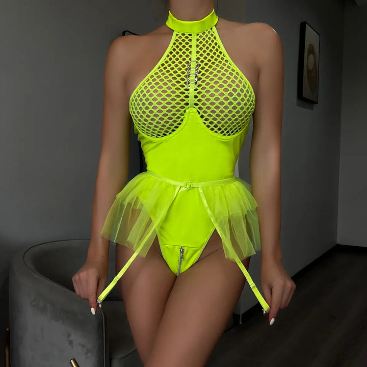 Body brillant en tulle