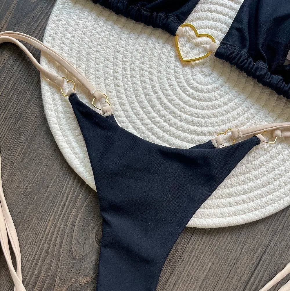 Bikini 2 pièces à laçage