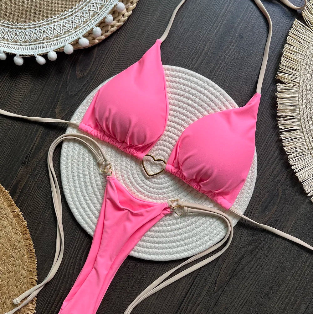 Bikini 2 pièces à laçage