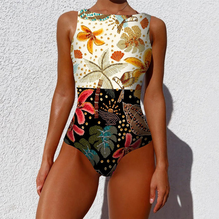 Maillot de bain une pièce imprimé