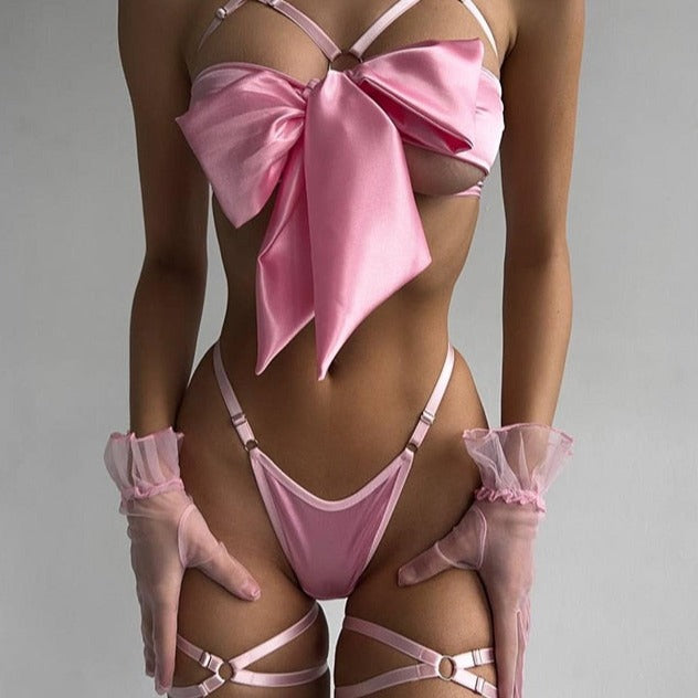 Ensemble de lingerie à nœud
