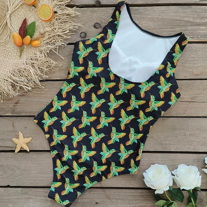 Maillot de bain une pièce imprimé