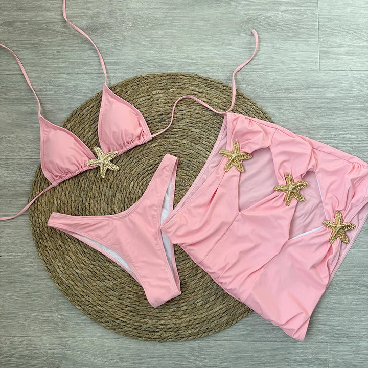 Ensemble de plage 3 pièces à motif d&
