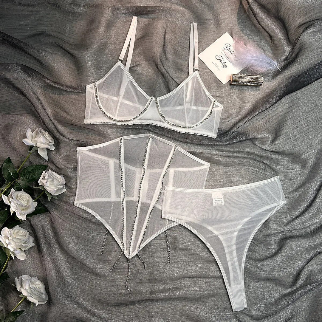 Ensemble de lingerie avec corset