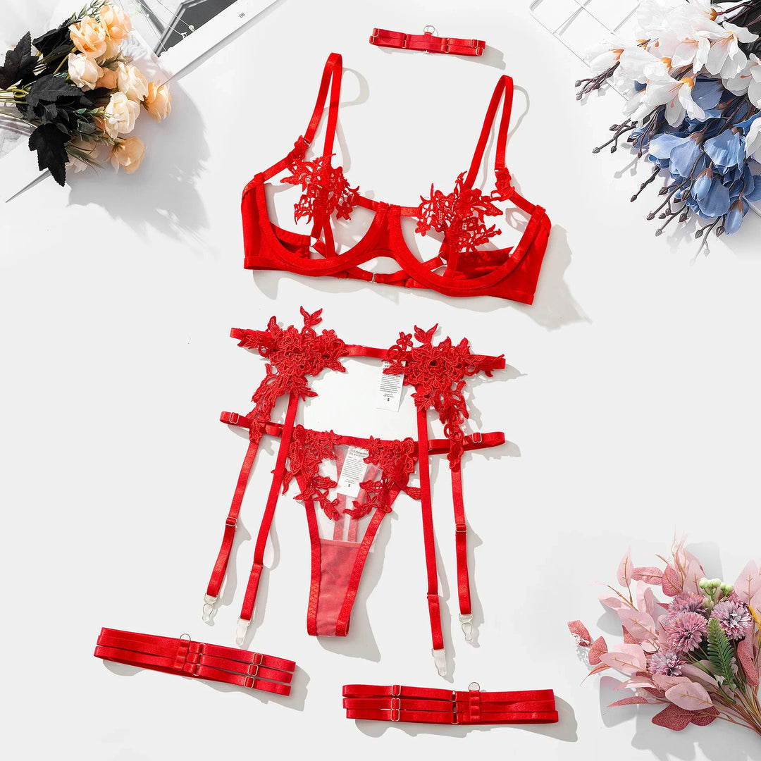 Lingerie sensuelle brodée