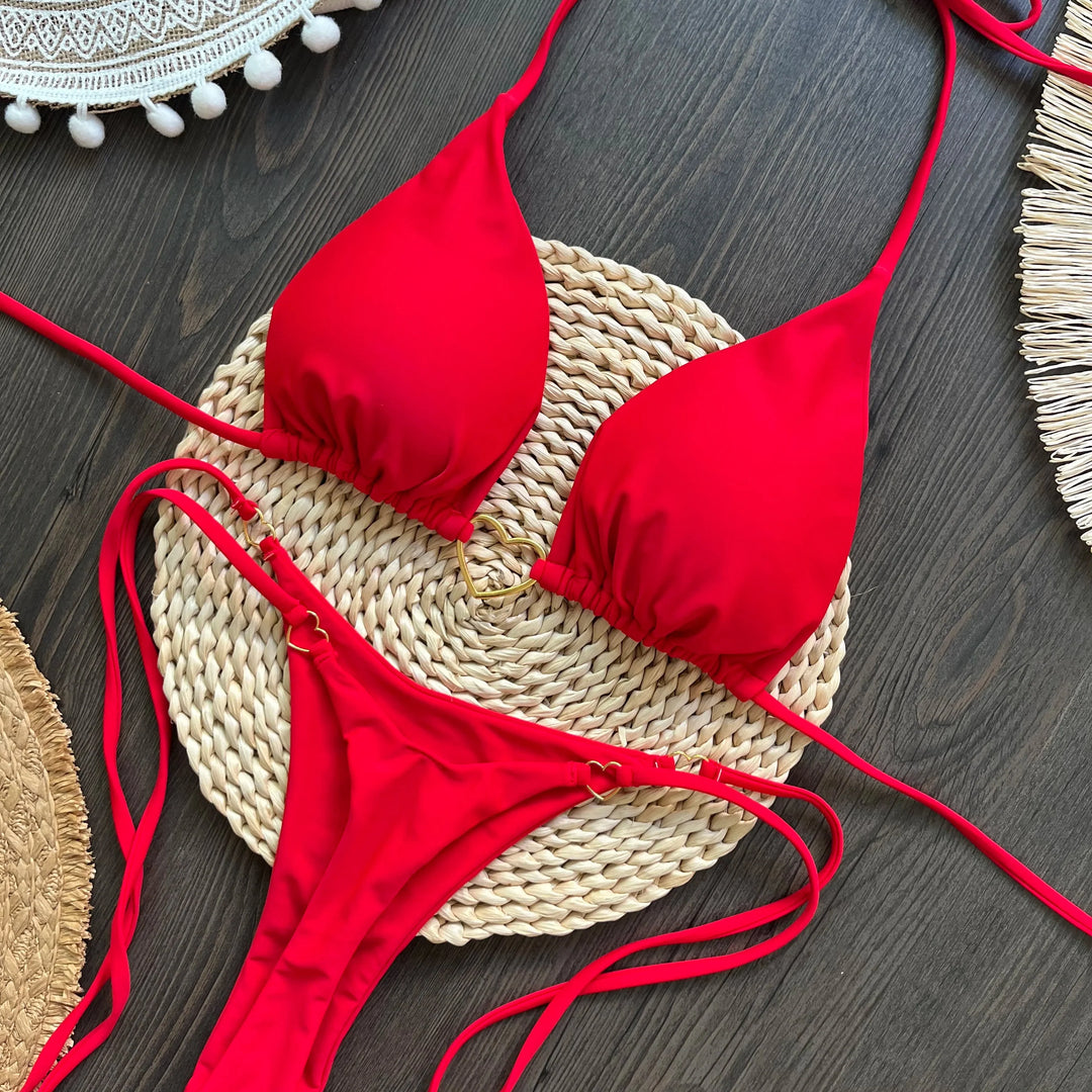 Bikini 2 pièces à laçage