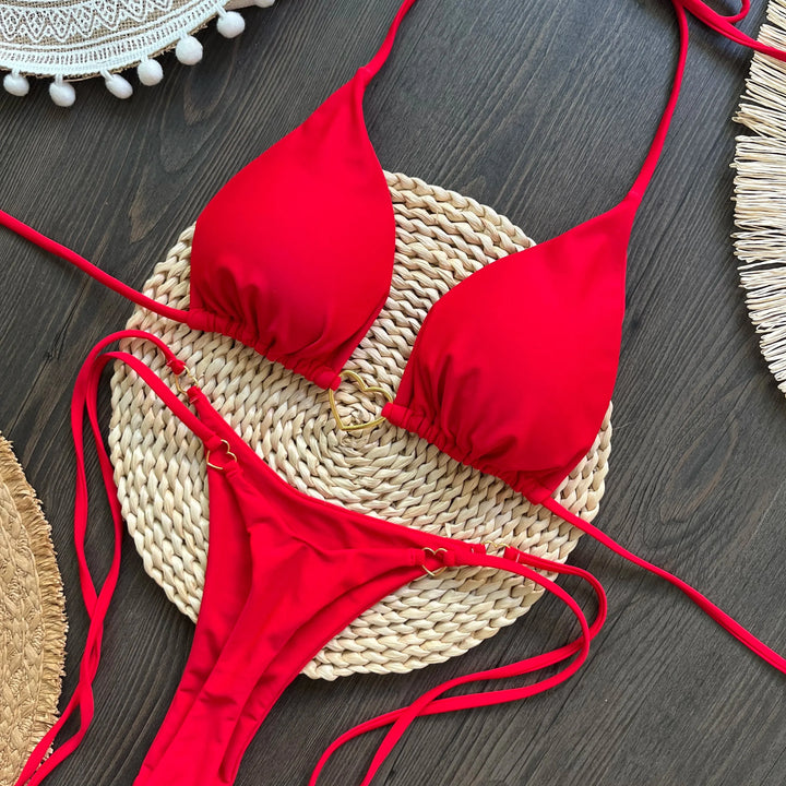 Bikini 2 pièces à laçage