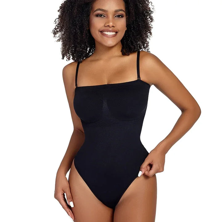 Body sculptant à bretelles amovibles