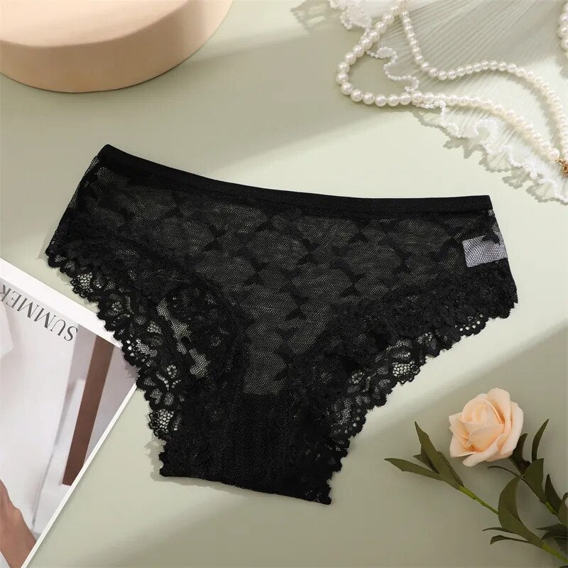 Culottes à finitions en dentelle