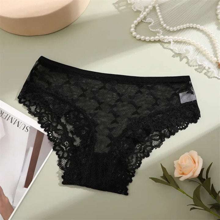 Culottes à finitions en dentelle